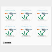 "De oceaan" Stickers (Vel)