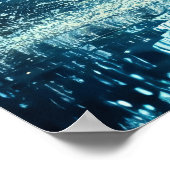 De oceaan van de Bengaalse tijger Splash Run Poster (Hoek)