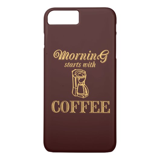 De ochtend begint met koffie Case-Mate iPhone case (Achterkant)