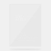 De ochtend erna | Brunch Acryl Welkomstbord Acryl Bord (Voorkant)