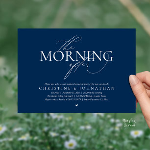 De Ochtend Erna, Post Bruiloft Brunch Echtscheidin Kaart