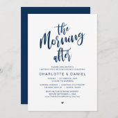 De ochtend erna, Post bruiloft brunch Kaart (Voorkant / Achterkant)