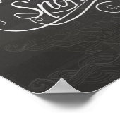 de ochtend is gebroken : koffie heeft wit gesproke poster (Hoek)