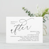 De ochtend na het plaatsen van de bruiloftsbrunch kaart (Staand voorkant)