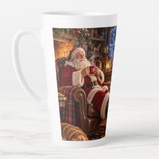 De ochtend na Kerstman en rendieren Latte Mok