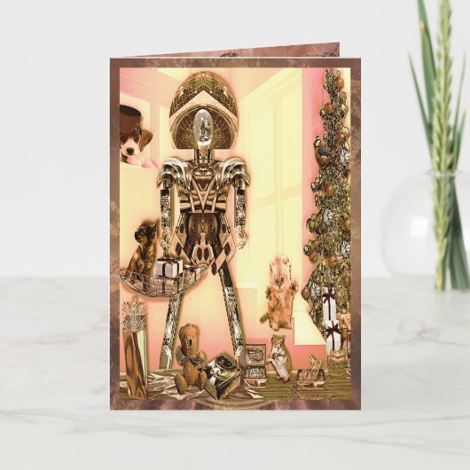 De Ochtend van Kerstmis Feestdagen Kaart (Voorkant)