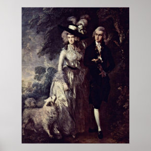 De ochtendwandeling van Thomas Gainsborough Poster