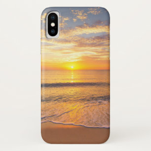 De ochtendzon in het zeegebied iPhone x hoesje