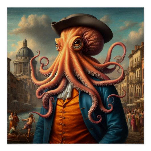 De octopus perfect poster (Voorkant)
