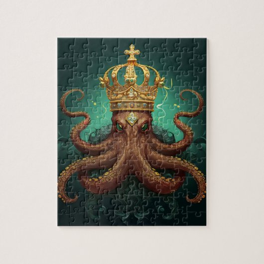 De Octopuskoning Legpuzzel (Verticaal)