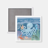 De octopusmagneet magneet (Voorkant / Achterkant)