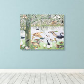 De Odd Duck Canvas Afdruk (Insitu (Houten vloer))