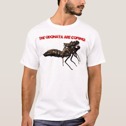 De Odonata komen eraan! T-shirt (Voorkant)