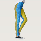 De Oekraïense vlag van Glitter Mode Stylish Leggings (Rechts)