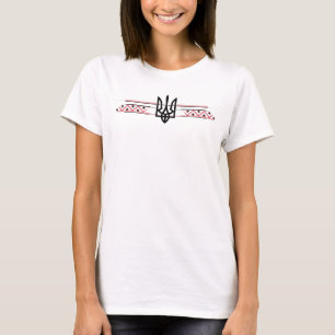 De Oekraïense Vyshyvanka Tryzub Trident Shirt