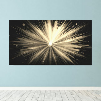 De oerknal canvas afdruk