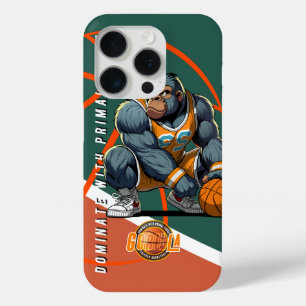De Oerkracht van Basketbal iPhone 15 Pro Case