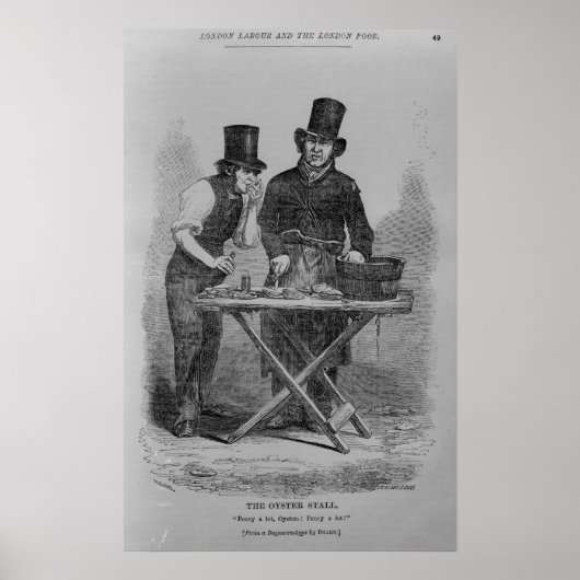 De oester Stall Poster (Voorkant)