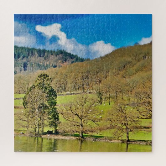 De oevers van Lake Windermere Legpuzzel (Verticaal)