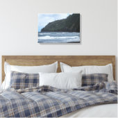 De oevers van Waipio Valley Canvas Afdruk (Insitu (Slaapkamer))