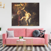 De offers Isaac, 1616 Canvas Afdruk (Insitu (Woonkamer))