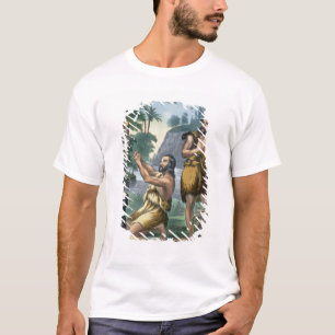 De offers van Kain en Abel, van een bijbelse afdru T-shirt
