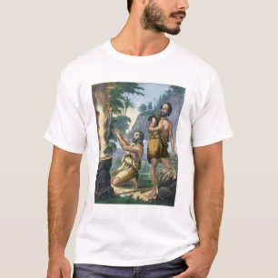 De offers van Kain en Abel, van een bijbelse afdru T-shirt