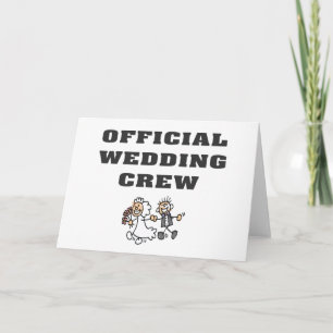 De officiële Bemanning van het Huwelijk Kaart
