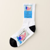 De officiële Bengleton Sock!! sokken (Links - buitenkant)