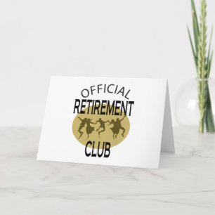 De officiële Club van de Pensionering Kaart