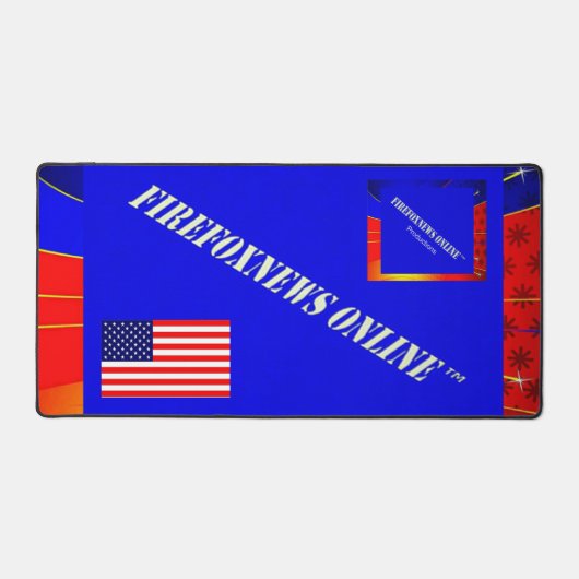 De officiële FIREFOXNEWS ONLINE™ bureaumat (Voorkant)