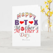 De officiële Kaart van het Moederdag Botox (Gele Bloem)