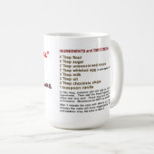 De "Officiële" Mok van 5-minuten-Chocolade-colade (Voorkant rechts)