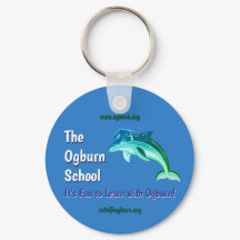 De Ogburn School Dolfijn/Site Links Sleutelhanger