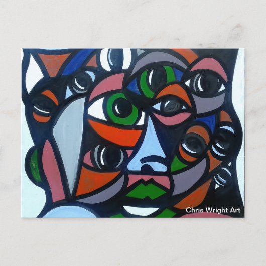 De ogen 2012 briefkaart (Voorkant)