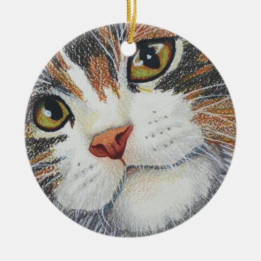 De ogen hebben het keramisch ornament (Voorkant)