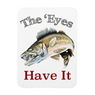 De ogen hebben het. . . Walleyes dat Magneet
