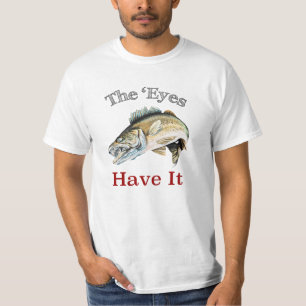 De ogen hebben het. . . Walleyes dat T-shirt