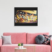 De ogen van de Cemi Canvas Afdruk (Insitu (Woonkamer))