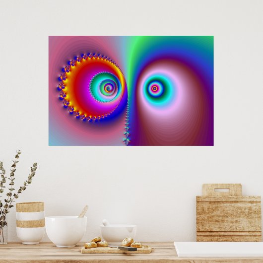 De ogen van de gememmerde poster (Keuken)