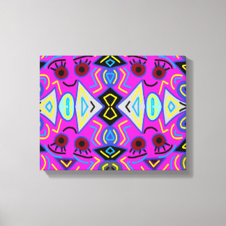 De ogen van de kunstenaar canvas afdruk