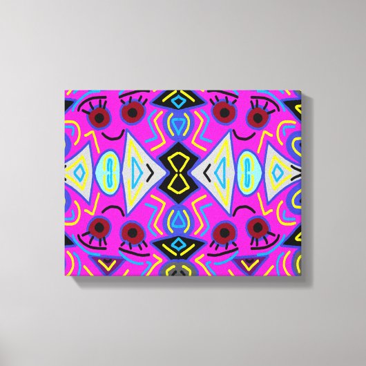 De ogen van de kunstenaar canvas afdruk (Voorkant)