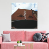 De ogen van de stad canvas afdruk (Insitu (Woonkamer))