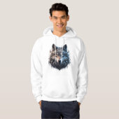 De ogen van de wolf hoodie (Voorkant volledig)