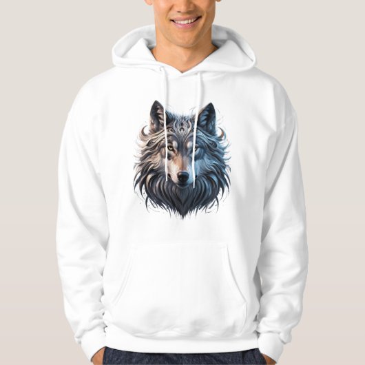 De ogen van de wolf hoodie (Voorkant)