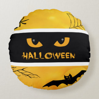 De Ogen van Halloween Ronde Worp Kussen (40cm)