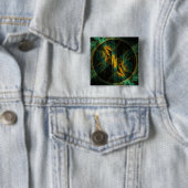 De ogen van het Oerwoud Abstracte Art Button (vier (In situ)