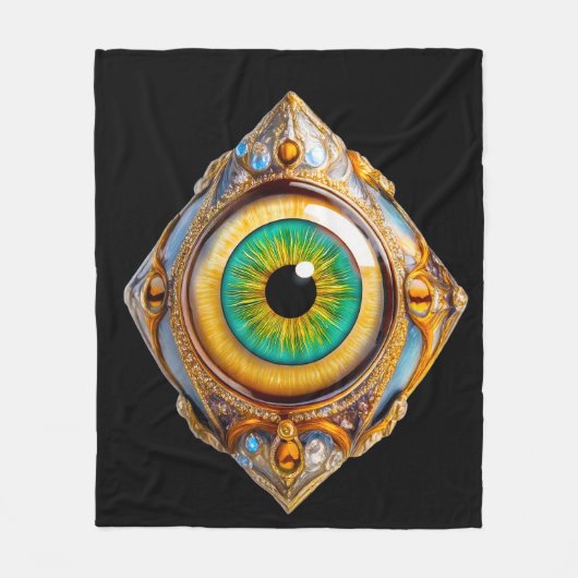 De ogen van het universum 10 fleece deken (Voorkant)