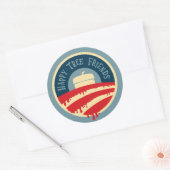 De Oh-BAM! Ronde Sticker (Envelop)