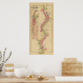 De Ohio-rivier en Valley 2 Poster (Keuken)